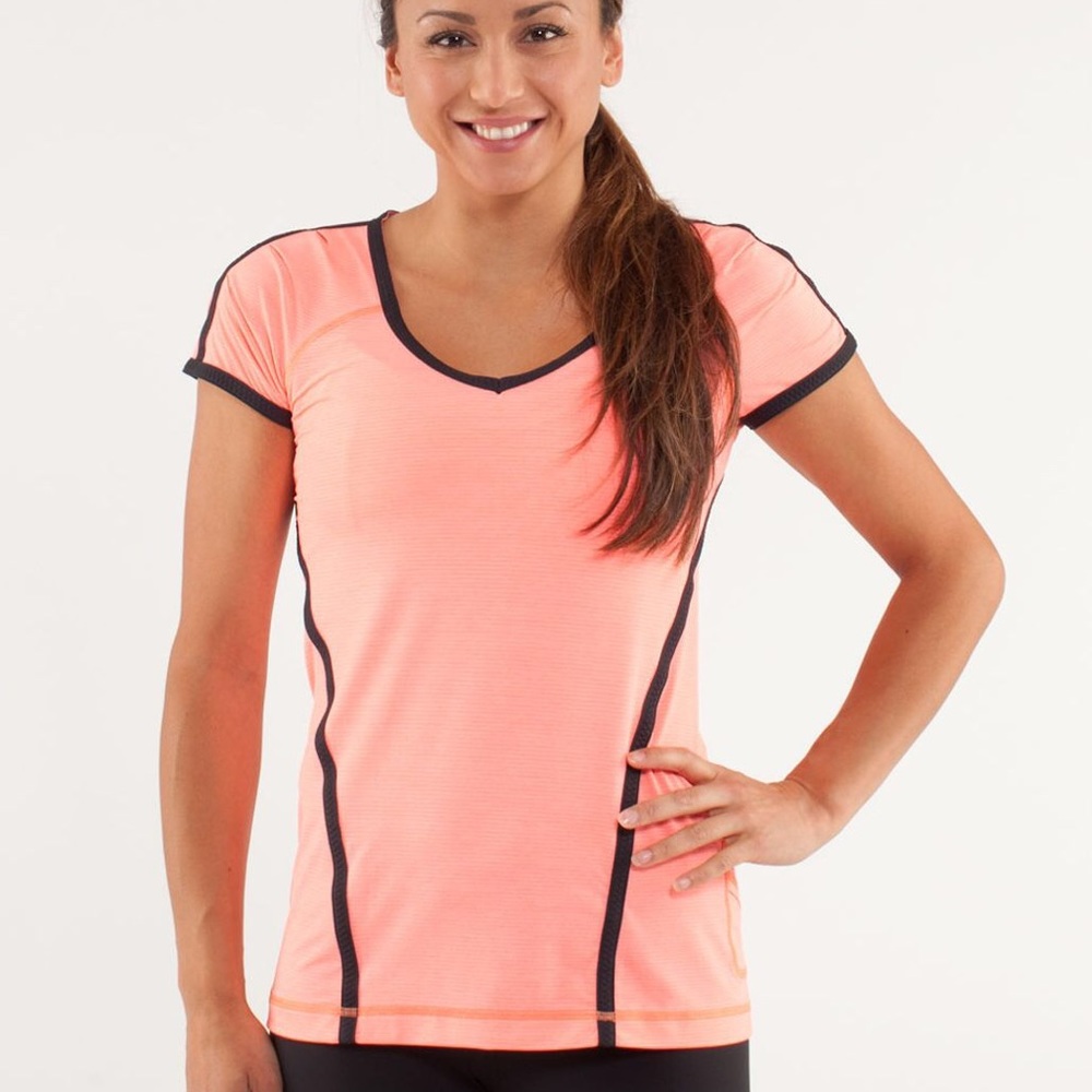 Lululemon Team Spirit Neon Tank Top Sz 12